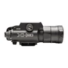 Surefire XH30 Tactical Weapon Light, 1000 Lumens LED with Weatherproof and Ambidextrous Switches, shown with rapid deploy holster for easy weapon attachment.