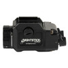 Nightstick TCM-550XL Compact Weapon-Mounted Light, black tactical flashlight with waterproof design, ambidextrous controls, and 550 lumens LED output.