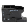 Nightstick TSM-15G Tactical Light with Green Laser for S&W M&P Shield, black compact weapon light with ambidextrous switches, IP-X4 water-resistant rating and 150 lumens illumination.