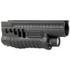 Nightstick SFL-11GL Tactical Shotgun Forend Light with Green Laser, 1200 Lumens, ergonomic design, fits Mossberg 500/590/590A1, includes battery and accessories, black handheld weapon accessory for tactical use.