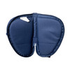 Legend Outdoor Gear PEG500-MB, inside view of a blue zippered travel case with multiple compartments for organizing accessories and gear.
