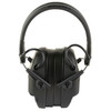 Walker's GWP-DFM-BT Bluetooth Hearing Protection, black over-ear electronic earmuffs with sound activation and Bluetooth connectivity for 200 hours battery life.