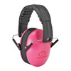 Walker's GWP-FKDM-PK, pink industrial hearing protection headphones with a black headband and adjustable side arms.