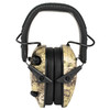 Walker's GWP-RSEM-KPT Shooting Earmuffs - Premium Hearing Protection with Omni Directional Microphones & Independent Volume Control, camouflage design, adjustable headband, and sound amplification features.