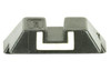 GLOCK SP04204 Steel Sights - Enhanced Rapid Target Acquisition for G20, G21, G29, G30 Models, close-up of the black and silver sight with a U-shaped design.