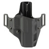 Crucial Concealment 1335 OWB Kydex Holster - Adjustable Cant & Optic Compatible for Ultimate Comfort & Concealment, showing a black Kydex holster with adjustable retention and mounting clips.