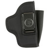 DeSantis Gunhide N87BJ88Z0 Ambidextrous Holster with Extra Magazine Pouch, black tactical holster with secure spring clip, made of durable 1050D nylon for comfortable carry.