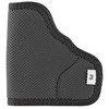 DeSantis Gunhide Nemesis N38BJP6Z0 Pocket Holster - Non-Slip Design for Optimal Draw, Black, showing the textured surface and compact shape of the pocket holster.