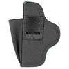 DeSantis Gunhide N87 Padded Ballistic Nylon Holster - Ambidextrous Design with Spare Magazine Pouch, black padded nylon holster featuring a reinforced belt loop and a dedicated slot for a spare magazine.