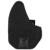 DeSantis Gunhide DeSantis Uni-Tuk 206KA3TZ0 IWB Holster - Adjustable Kydex Concealment with Breathable Backing, black, compact, and ergonomic design for concealed carry.