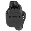 G-Code GPC-K01-102L50 Tactical Holster for Glock 17/47/49 Gen 3-5 with X300U-B, black, synthetic material, designed for fast draw, precision fit, Prime Carry brand, shown from the rear.