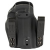 G-Code GPC-K01-129 Prime Carry Holster for Sig P365 XMacro, close-up of tactical holster with precision fit and secure no rattle design, black finish, adjustable retention clips for operator gear.