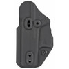L.A.G. Tactical, Inc. LAG LIB MK II for Glock 42 Black Ambidextrous Holster, tactical pistol holster for Glock 42 in black color with adjustable retention screws.