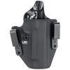 L.A.G. Tactical, Inc. L.A.G. Tactical Defender 6004 Holster – Versatile OWB/IWB Carry with Adjustable Retention & Slim Profile – Ultimate Comfort for Everyday Use, black tactical holster with adjustable retention screws and ergonomic design.