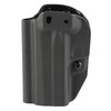 Mission First Tactical HSIG365-MAIWBA-BL Minimalist IWB Holster – Ambidextrous Concealed Carry with Adjustable Cant & Tuckable Belt Clip, black holster with textured surface and secure screw fastening