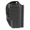 Mission First Tactical HSIG365-MAIWBA-BL Minimalist IWB Holster – Ambidextrous Concealed Carry with Adjustable Cant & Tuckable Belt Clip, black holster with adjustable retention device and belt clip for concealed carry.