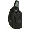 Safariland 20-465-781 Minimalist IWB Holster - Durable Boltaron, Adjustable Tension, Optic-Compatible for Ultimate Concealment, black leather with adjustable retention device.