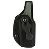 Safariland 20-895-781 IWB Holster - Minimalist Design with Optic Compatibility & Adjustable Tension, showing a black, compact holster with a belt clip and textured surface for secure carry.