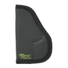 Sticky Holsters MD-3 Versatile and Comfortable Ambidextrous Holster - American Made, Multi-Fit and Latex Free, shown in black with a zipper edge.