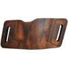 Versacarry VERSACRY QUICK SLIDE OWB BRN SZ2, brown leather belt slide holster for concealed carry.