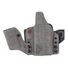 Safariland 1334633 INCOG-X IWB Holster for Sig P365/X/XL with Light, adjustable clip, and passive retention, shown in a close-up view highlighting the holster's design and materials.