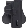 Bulldog Cases RR-G19, black gun storage case with ergonomic handle and secure latch.