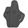 1791 Gunleather BH1-SBL-R, Black Leather Gun Holster, designed for secure and comfortable firearm carrying.