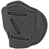 1791 Gunleather 4WH-3-SBL-R, tactical leather gun holster with adjustable retention and durable stitching.