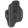 G-Code Precision Fit Black Holster for Glock 19/19X/45 Gen 3-5 with X300U-B - GPC-K01-101L50, view of the holster showing its durable black material, multiple attachment points, and tailored design for secure firearm holstering.