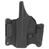 DeSantis Gunhide Raptor 2.0 OWB Holster for GLOCK 17/19, black premium Kydex deep concealment holster with adjustable retention and belt clips.