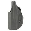 Safariland 20-244-131 Minimalist IWB Holster for Hellcat Pro, STX Black Finish & Suede Lining, showing a sleek black concealed carry holster designed for inside waist band use.