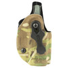 Safariland 20-172-701 Minimalist IWB Holster - Custom Fit for Taurus G2C/G3C with Suede Lining & Tension Adjustment, depicting a camouflage-patterned holster with a black clip for concealed carry.