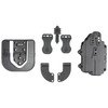 Alien Gear Holsters Photon Light-Bearing Holster PHO-0601-L1-D, ambidextrous, slim profile, optics ready for everyday carry, with mounting hardware and accessories.