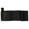 Allen Company 44250 Hideout Belly Band Holster - Adjustable Concealed Carry Waistband for Right/Left-Handed Use, Fits Most Handguns, Comfortable, Breathable Design showing a black, elastic, breathable holster with velcro closure and a retention strap for secure carry.