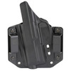 Bravo Concealment BC10-1007 Adaptive OWB Holster - Ultimate Outside the Waistband Concealed Carry Fit, black tactical gun holster for outside waistband carry with adjustable retention and durable polymer construction.