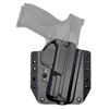 Bravo Concealment BC10-1014 Adaptive OWB Holster - Ultimate Concealed Carry Solution for Comfort and Fit, black outside the waistband holster with adjustable retention and secure clip for easy carry.