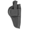 Bulldog Cases FSN-12, black tactical gun holster with adjustable strap and velcro closure for firearm security.