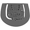 BLACKHAWK SERPA CQC OWB Holster 410583BK-L, a durable tactical firearm holster designed for secure and fast draw for concealed carry.