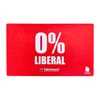 TekMat TEK-42-LIBERAL, a red gun cleaning mat with white text and logo, featuring 0% liberal message, made in Utah.