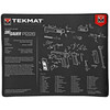 TekMat TEK-R20-SIGP226 gun cleaning mat, detailed exploded diagram and parts list for the SIG Sauer P226 pistol.