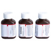 Birchwood Casey BC-23801 Stock Finishing Kit – Easy Use, Long-Lasting Finish for New and Old Stocks, image of three brown bottles with white caps and red and white labels for wood finishing.