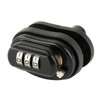 Birchwood Casey TRIGGER LOCK BLK, black firearm trigger lock with combination dials for safety and security.