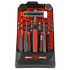 Real Avid ACCU-PUNCH HAMMER & AR15 P, a set of precision punch tools with a red and black carrying case, including a hammer, punches, and accessories for firearm assembly and maintenance.