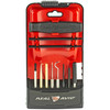 Real Avid AVGBPROPCT Gun Boss Pro Precision Cleaning Tools - Ergonomic Kickstand Case for Detailed Gun Care, organized cleaning tools in red and black case.