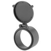 Butler Creek 30260 Flip Scope Cover 26 Obj, black scope cover with flip-up design for protection of rifle scopes.