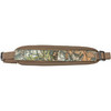 Butler Creek 181018 Sling Comfort Stretch Moob, camouflage padded hunting strap with adjustable buckle and logo tag for ultimate hunting comfort and functionality.