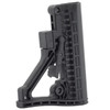 ABC Sport Z MADE in USA Mil-Spec Adaptive Skeletonized AR-15 Buttstock, black tactical gun stock with adjustable components.