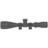 BSA Optics BSA SWEET 17 3-12X40 30/30 BLK rifle scope, black matte finish, magnification adjustments, turrets, and mounting rings.