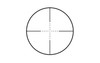 BSA Optics TW4X30 TACT WPN 4X30 MIL DOT BLK, image of a circular reticle with a simple crosshair design and MIL dot markings for precision aiming.