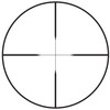 Konus 7262, image of a black crosshair reticle for aiming in telescopes or riflescopes.